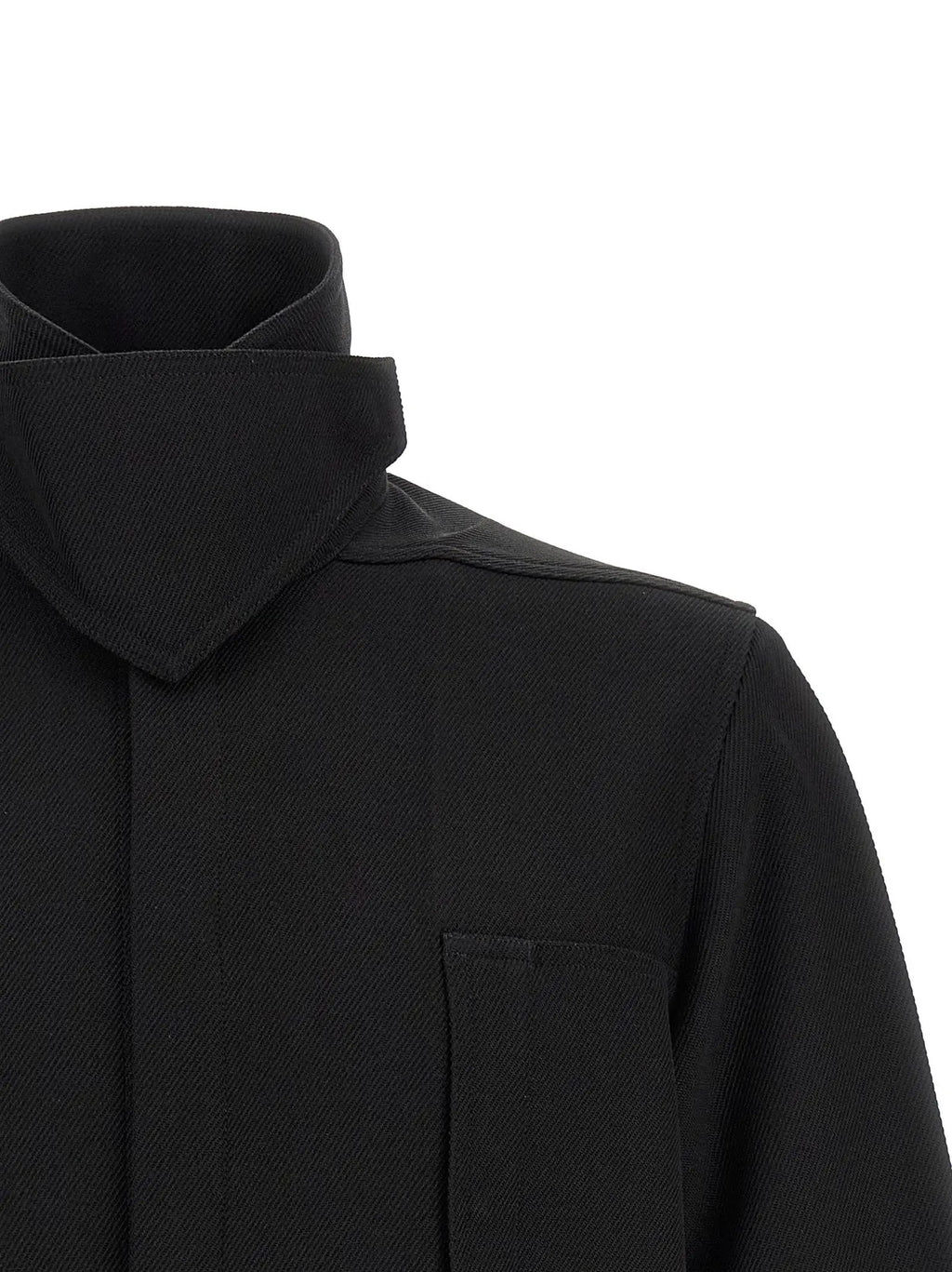 Men's Black Outershirt Cotton Jacket – Rick Owens