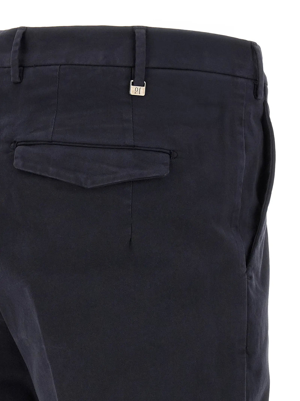 PT Torino Blue Cotton Casual Pants