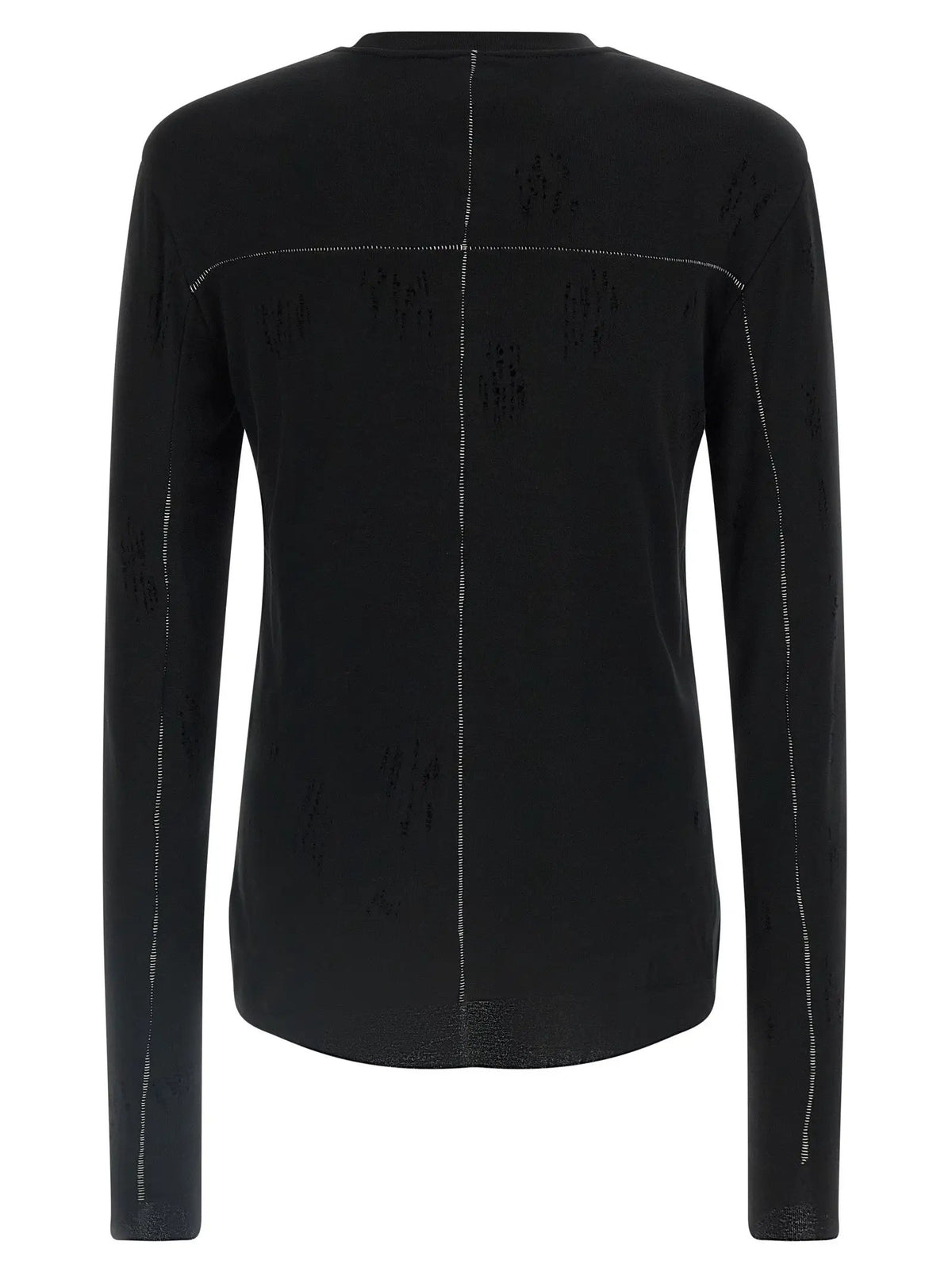 Thom Krom Black Cotton T-Shirt