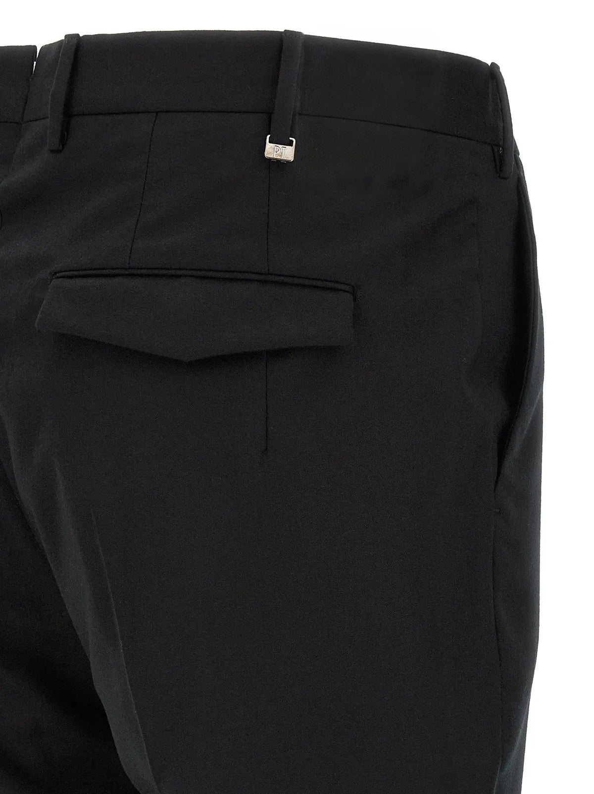 PT Torino PT Torino Black Virgin Wool Dress Pants