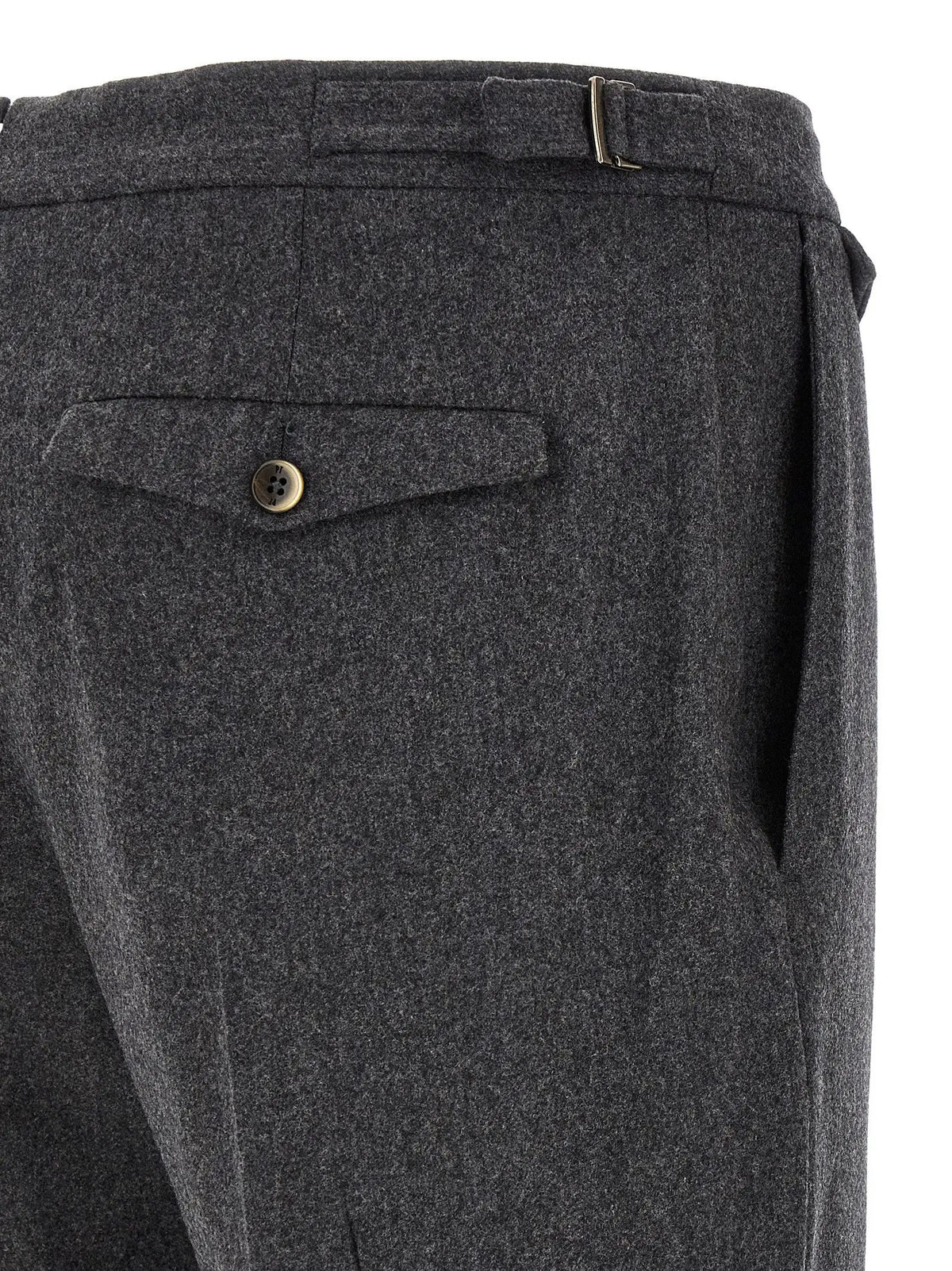 PT Torino PT Torino Gray Virgin Wool Dress Pants