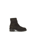 Les bottines en daim marron The Row