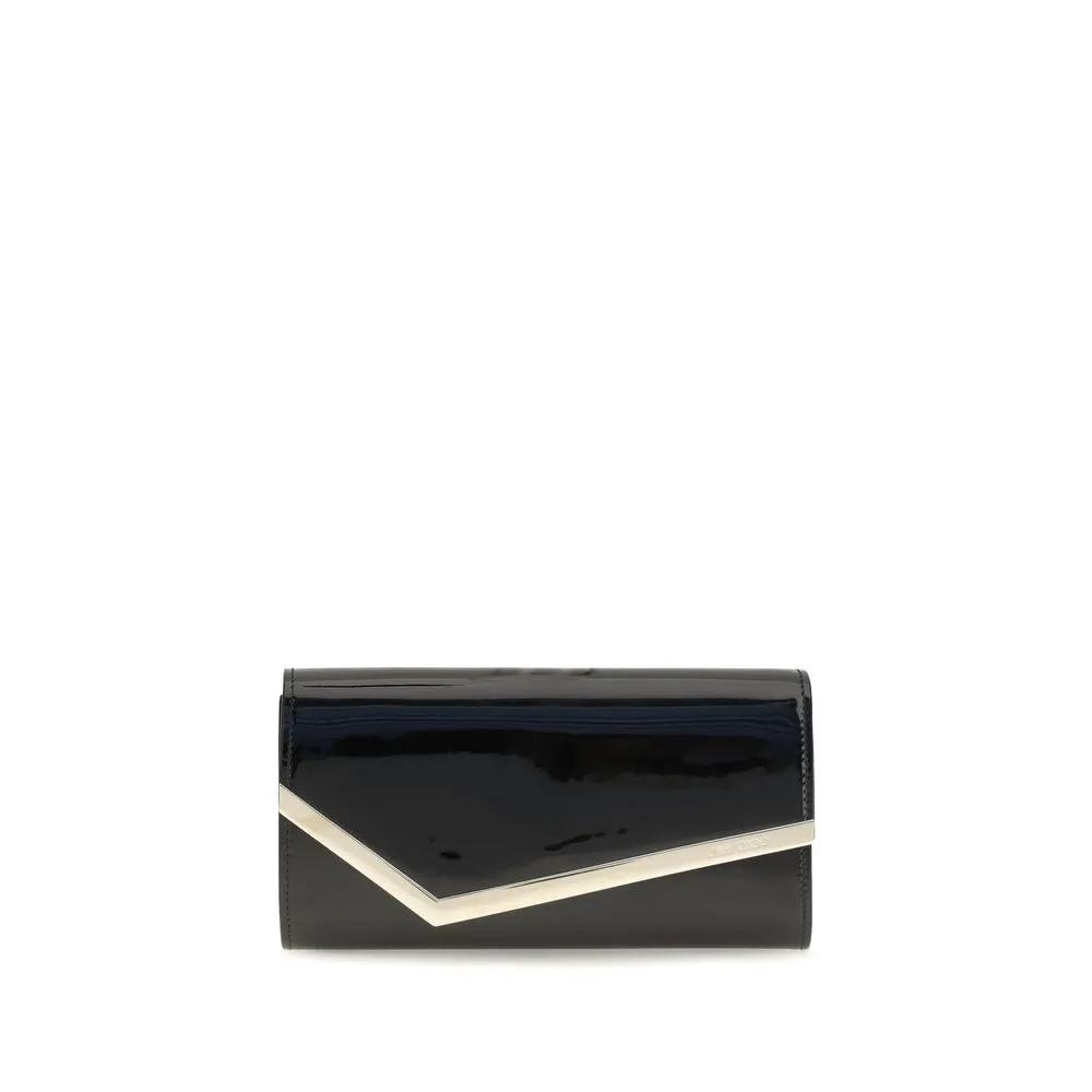 Jimmy Choo Jimmy Choo Black Calf Leather Bos Taurus Wallet