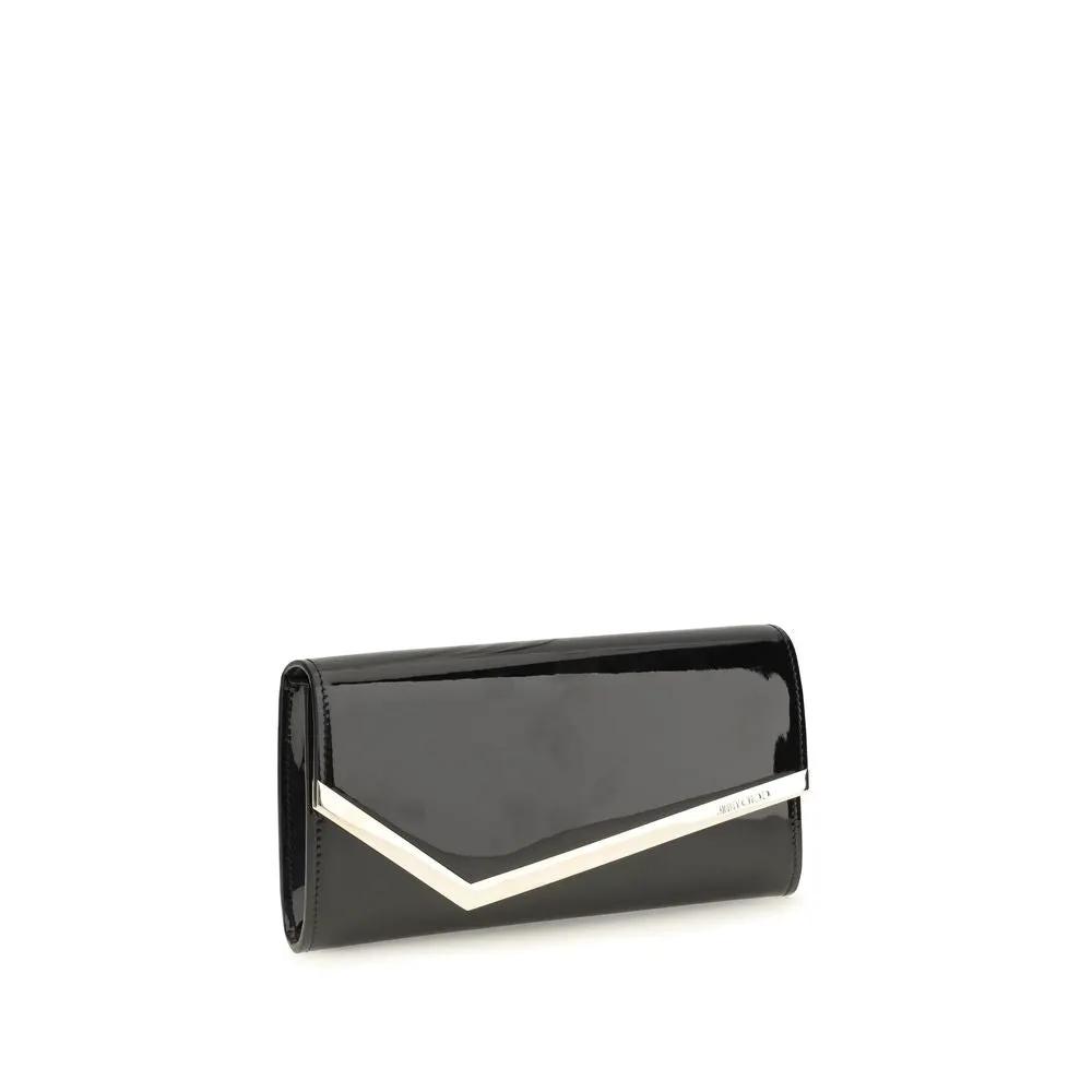 Jimmy Choo Jimmy Choo Black Calf Leather Bos Taurus Wallet