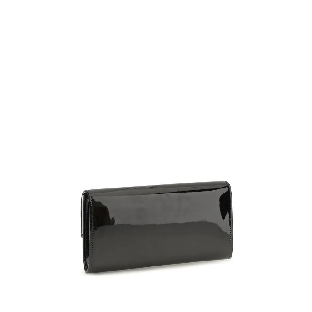 Jimmy Choo Jimmy Choo Black Calf Leather Bos Taurus Wallet