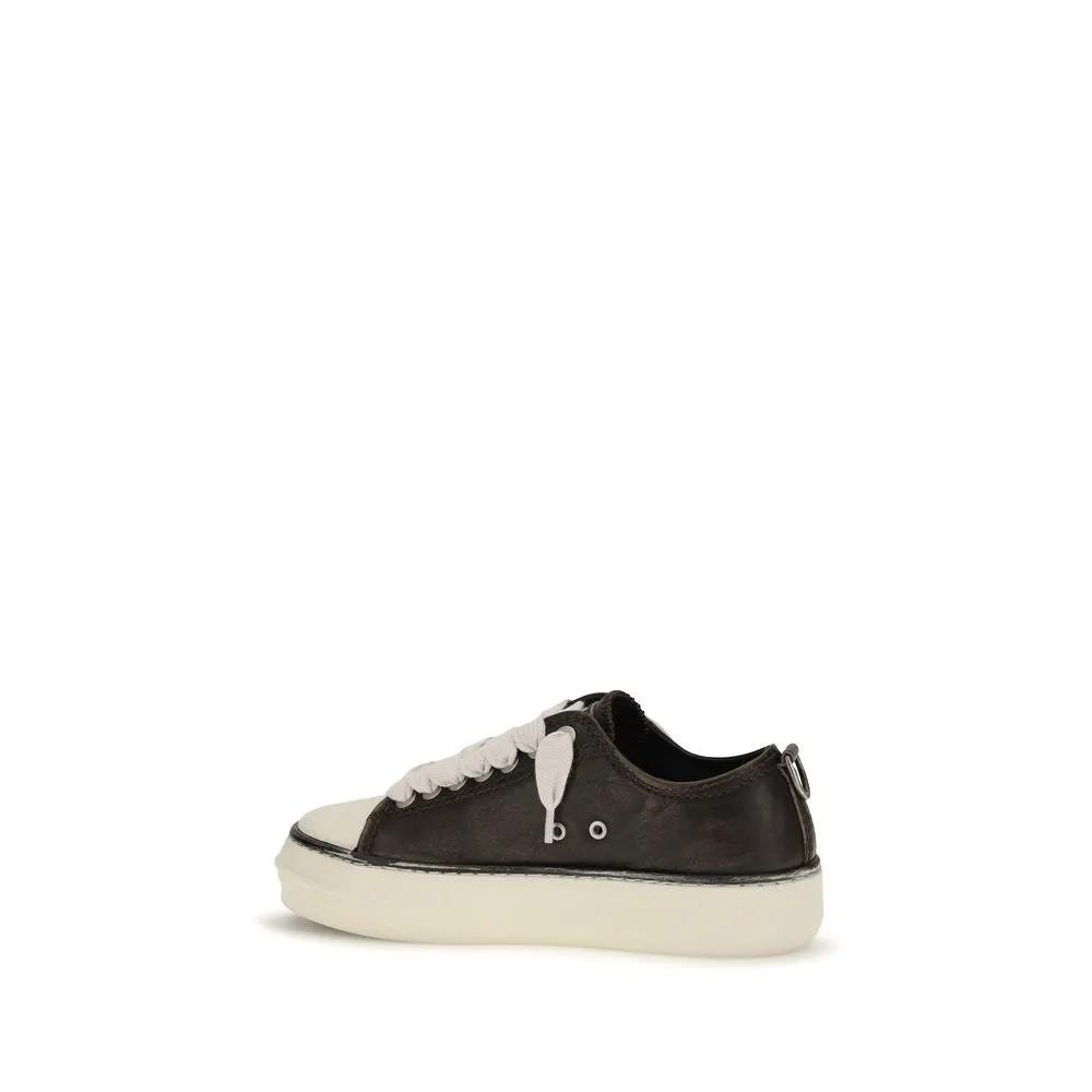 Represent Represent Brown Calf Leather Bos Taurus Chunky Sneakers
