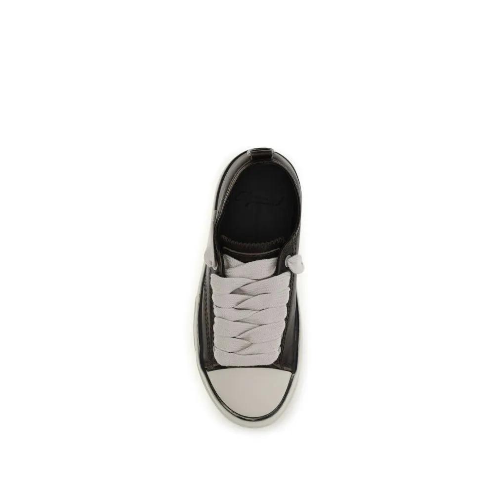 Represent Represent Brown Calf Leather Bos Taurus Chunky Sneakers