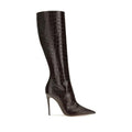 Paris Texas Paris Texas Brown Calf Leather Bos Taurus High Heel Boots