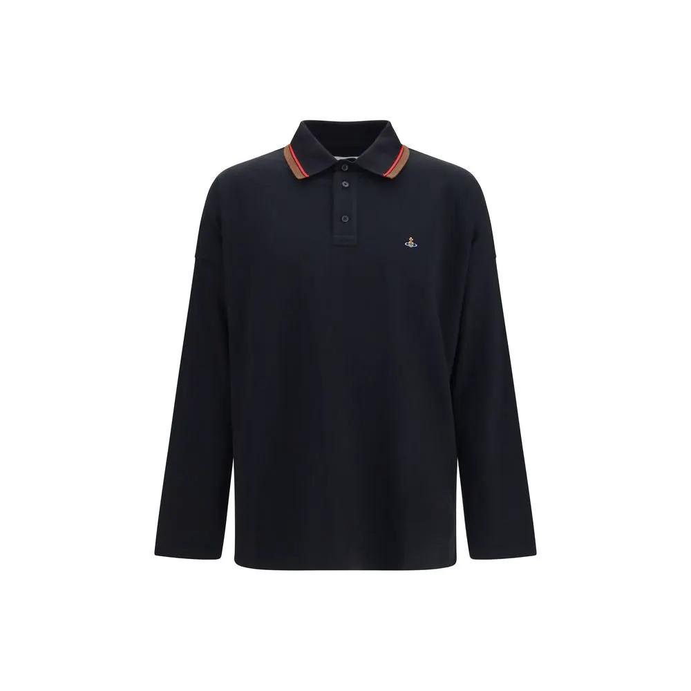 Vivienne Westwood Vivienne Westwood Black Cotton Polo Shirt