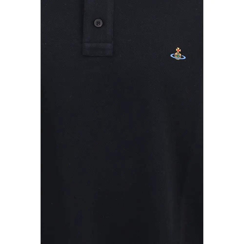 Vivienne Westwood Vivienne Westwood Black Cotton Polo Shirt