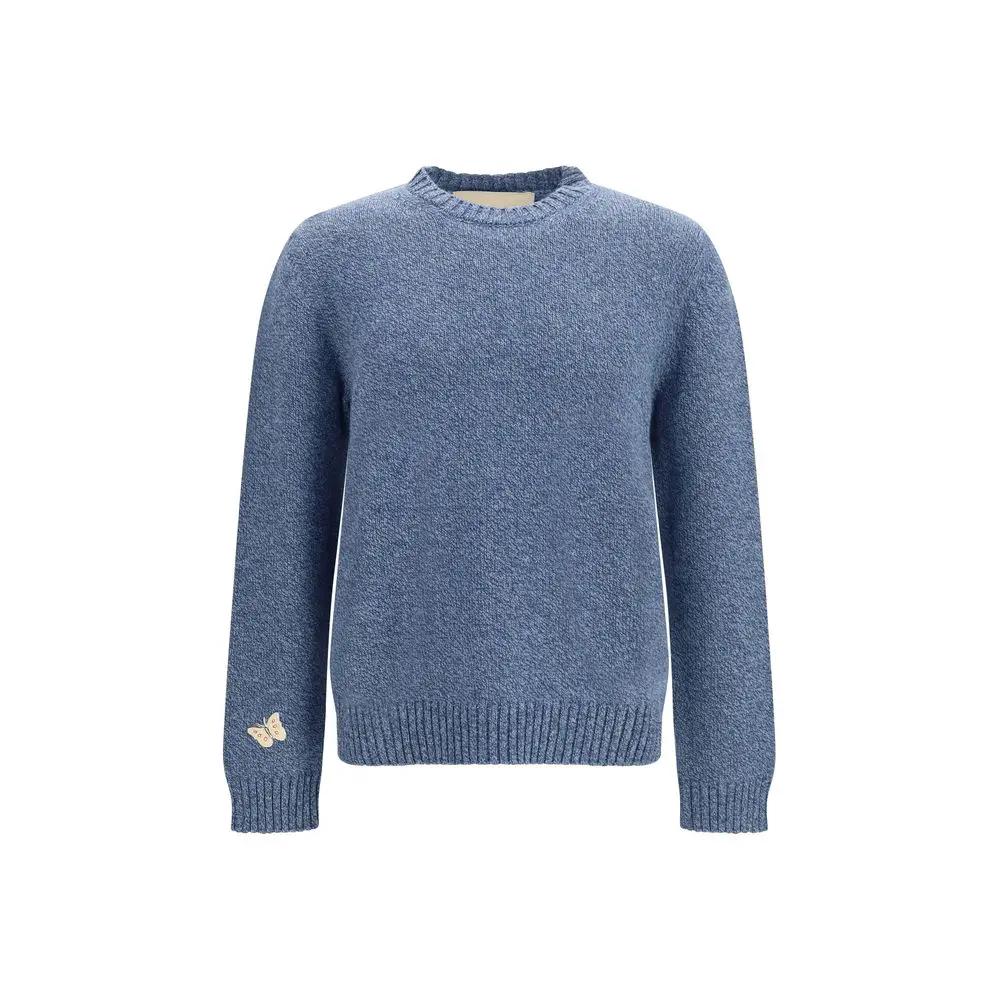 Valentino Garavani Valentino Garavani Blue Wool Oves Aries Sweatshirt