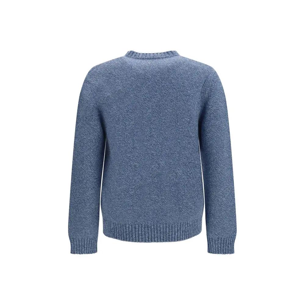 Valentino Garavani Valentino Garavani Blue Wool Oves Aries Sweatshirt