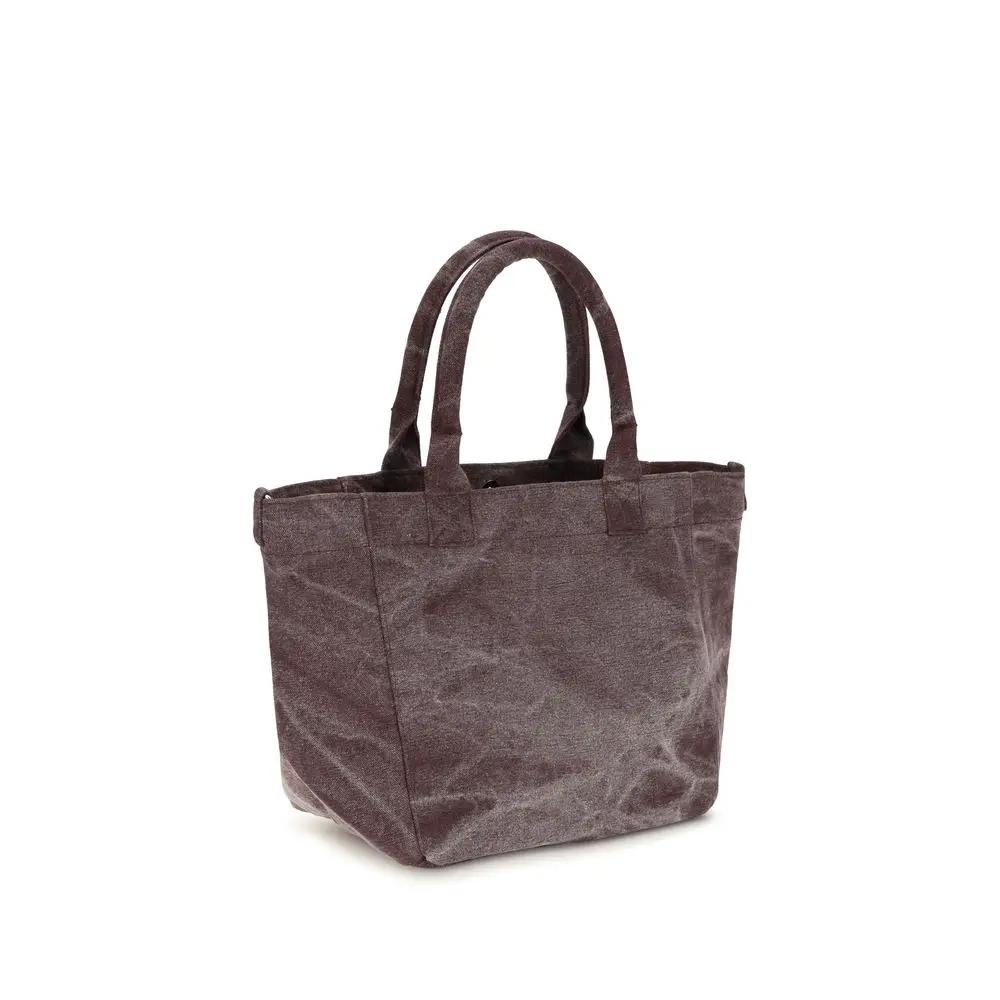 Ganni Ganni Bordeaux Cotton Shoulder Bag