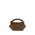 Ganni Ganni Brown Recycled Leather Shoulder Bag