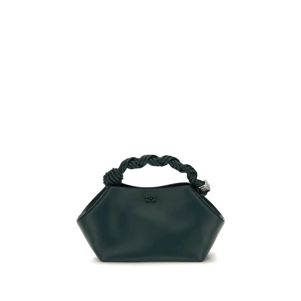 Ganni Ganni Bicolor Recycled Leather Shoulder Bag