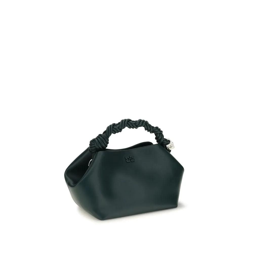 Ganni Ganni Bicolor Recycled Leather Shoulder Bag