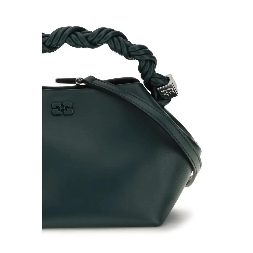Ganni Ganni Bicolor Recycled Leather Shoulder Bag