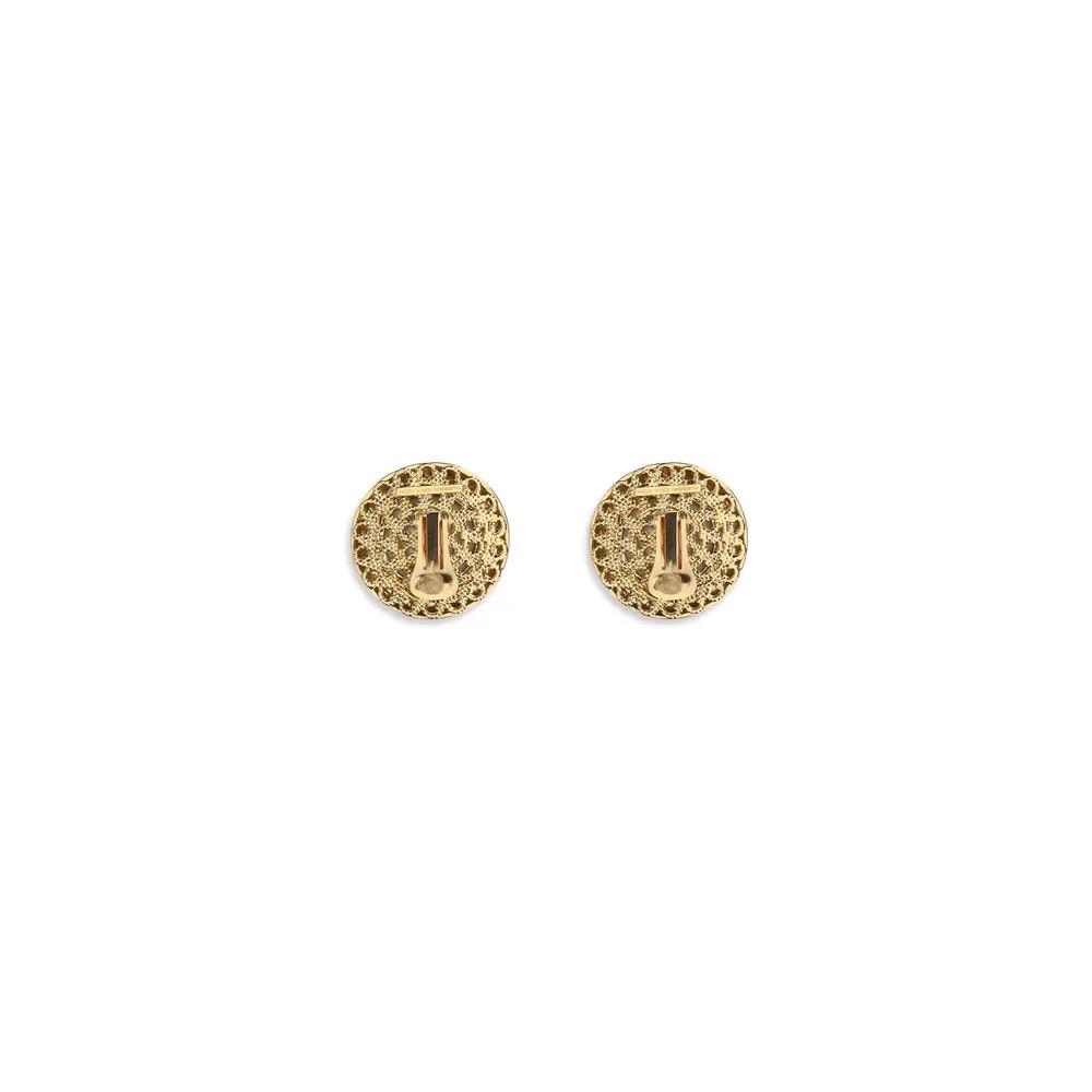 Alessandra Rich Alessandra Rich Gold Glass Earrings