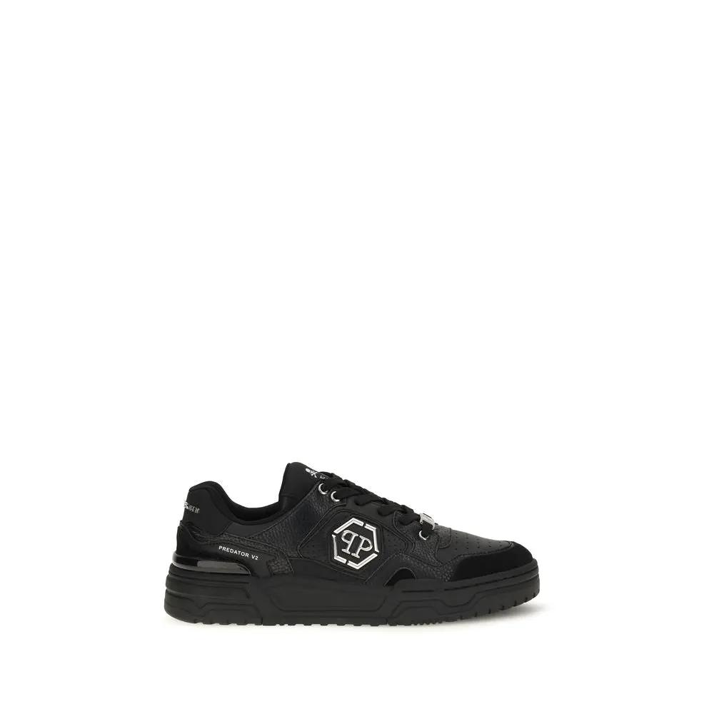 Philipp Plein Philipp Plein Black Polyester Low Top Sneakers