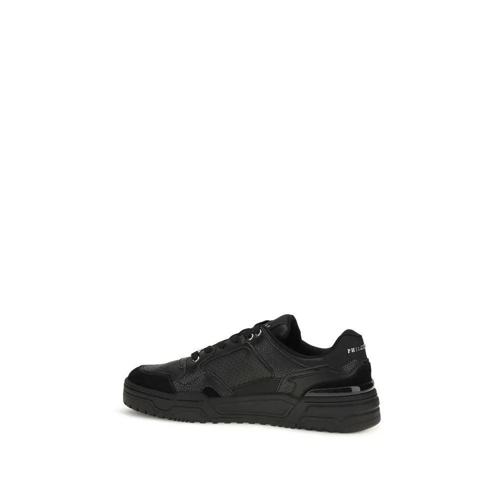 Philipp Plein Philipp Plein Black Polyester Low Top Sneakers