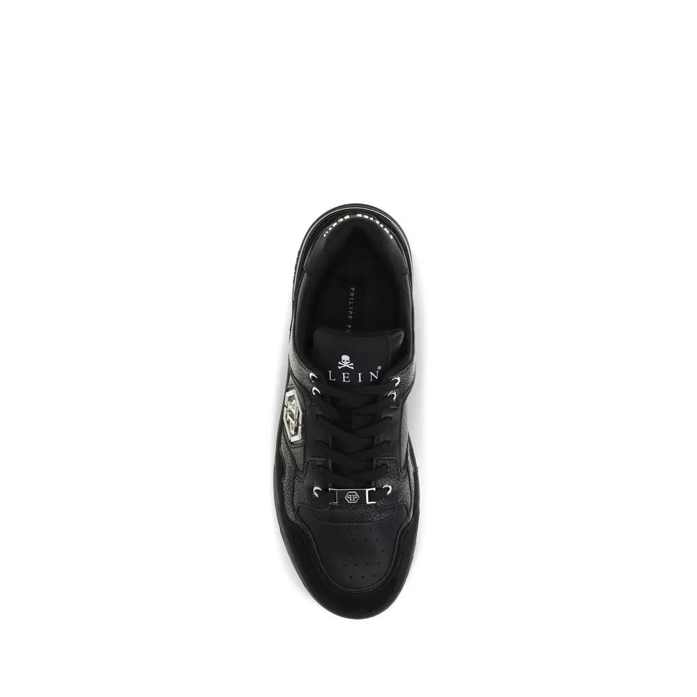 Philipp Plein Philipp Plein Black Polyester Low Top Sneakers