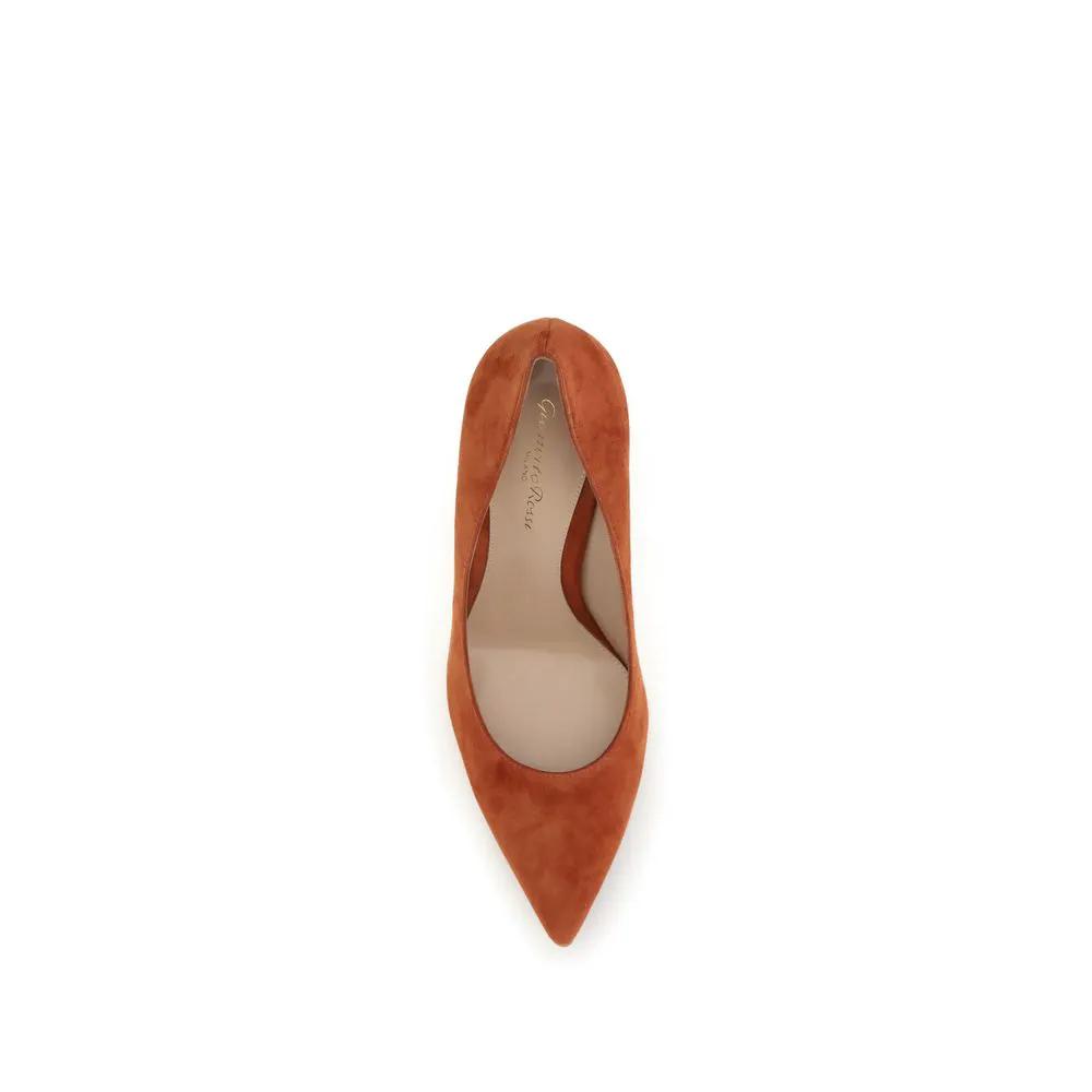 Gianvito Rossi Gianvito Rossi Red Calf Leather Bos Taurus High Heel Pumps