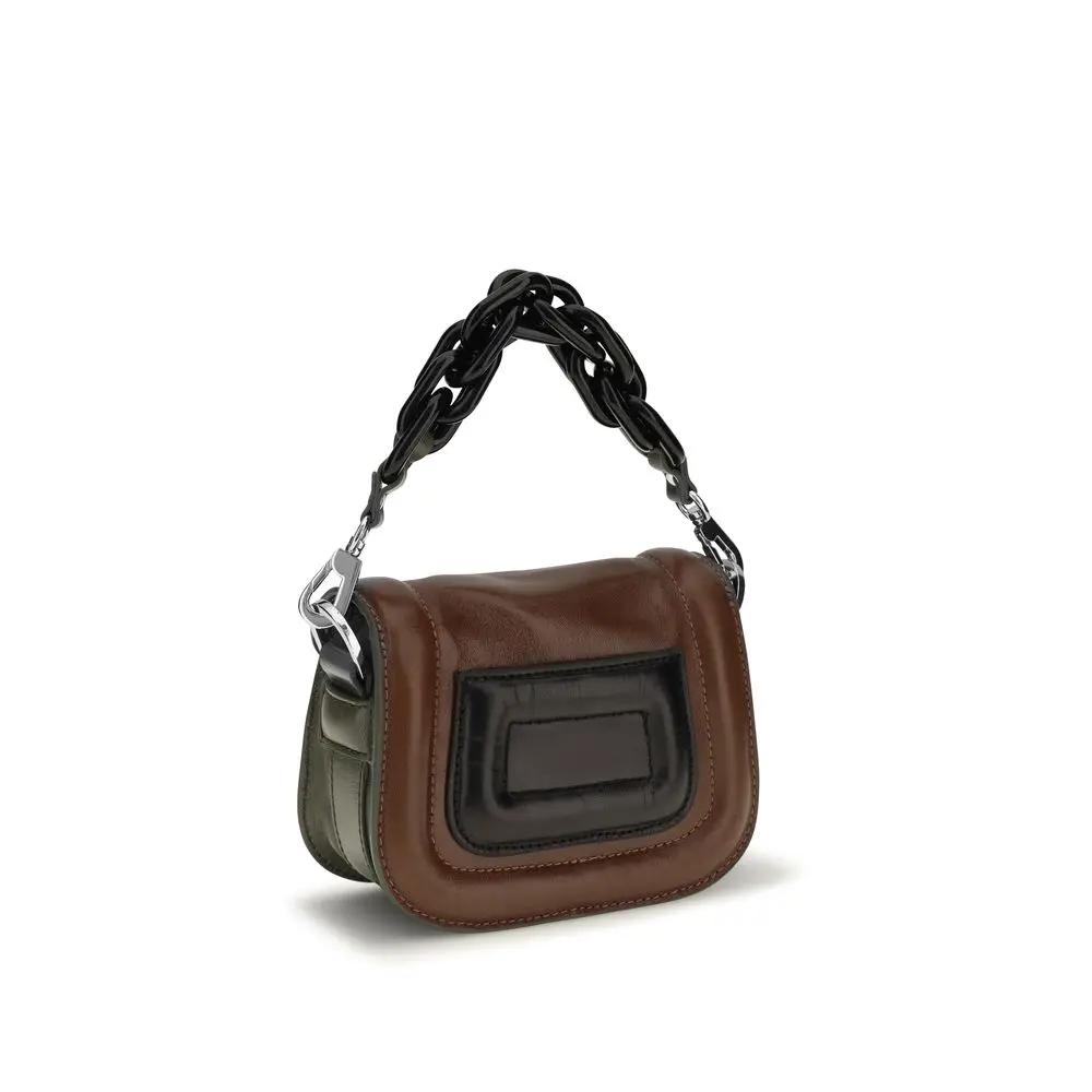 Pierre Hardy Pierre Hardy Brown Calf Leather Bos Taurus Handbag