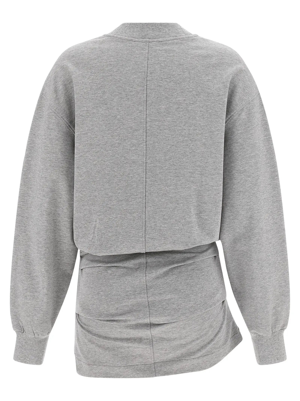 The Attico Gray Cotton Short Dress