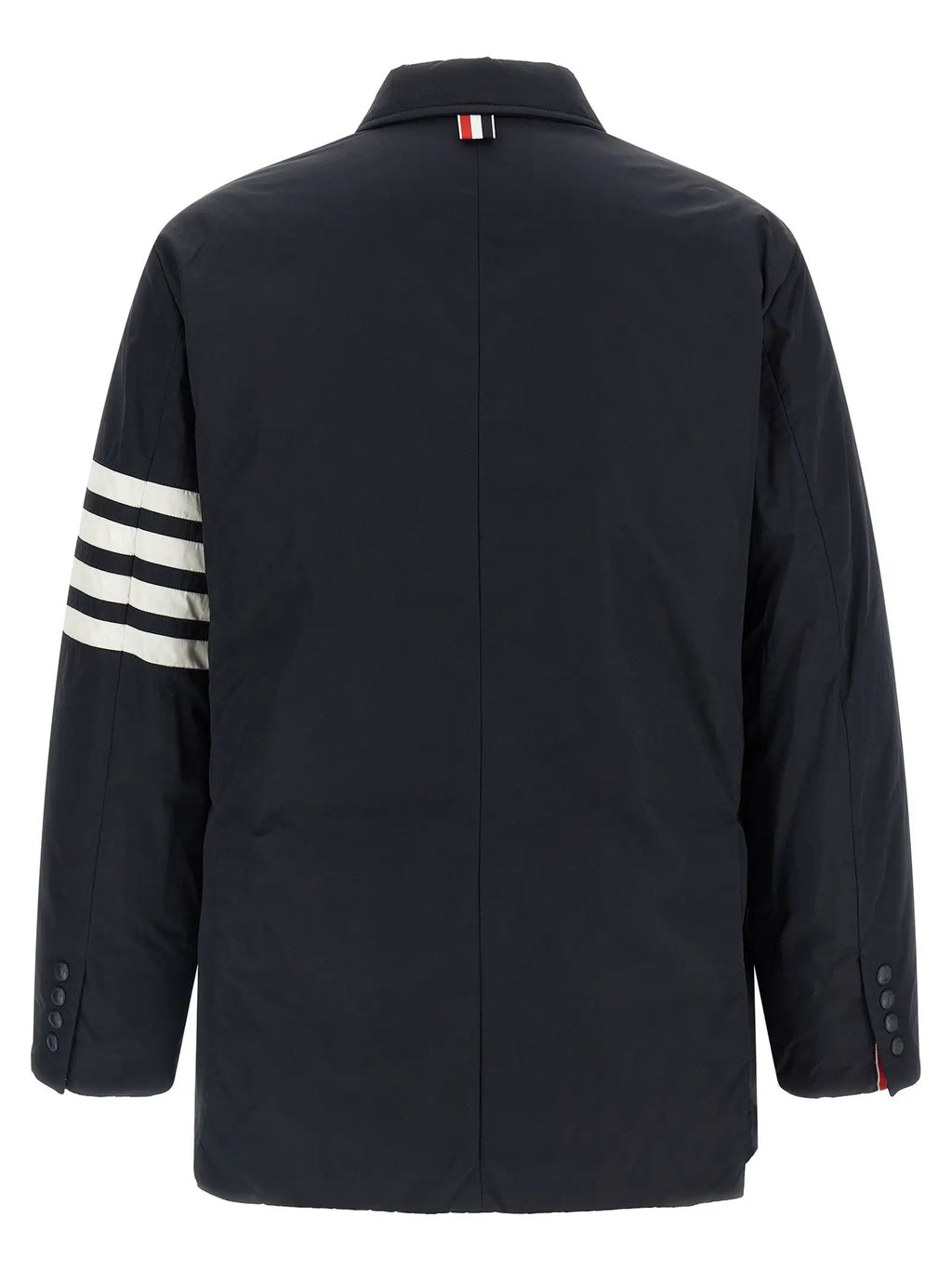 Thom Browne Blue Polyester Biker Jacket