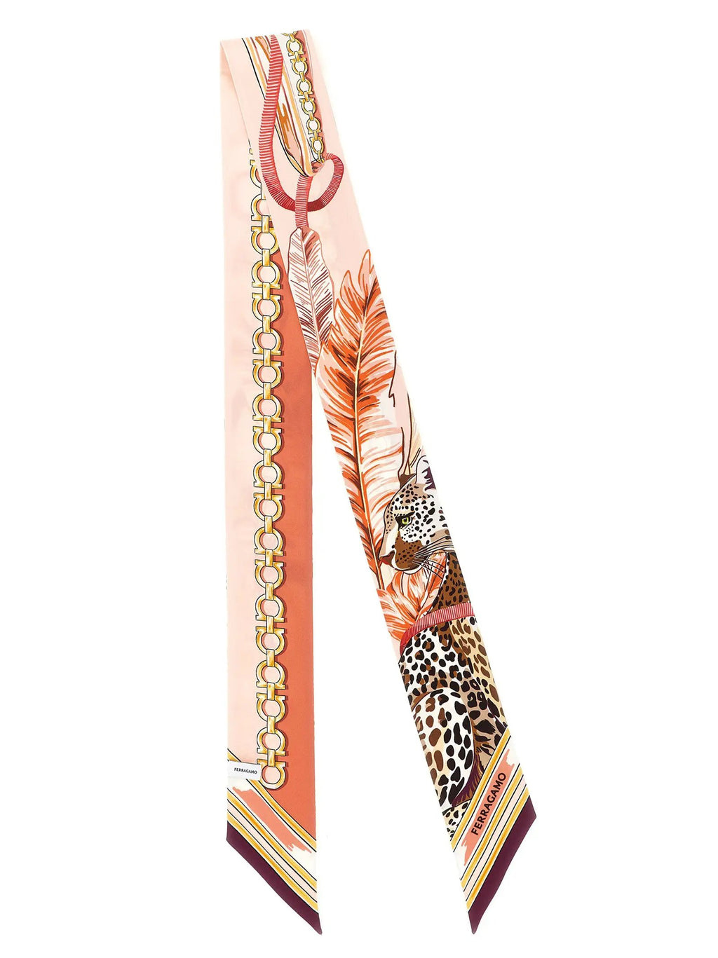 Foulard en soie multicolore Ferragamo