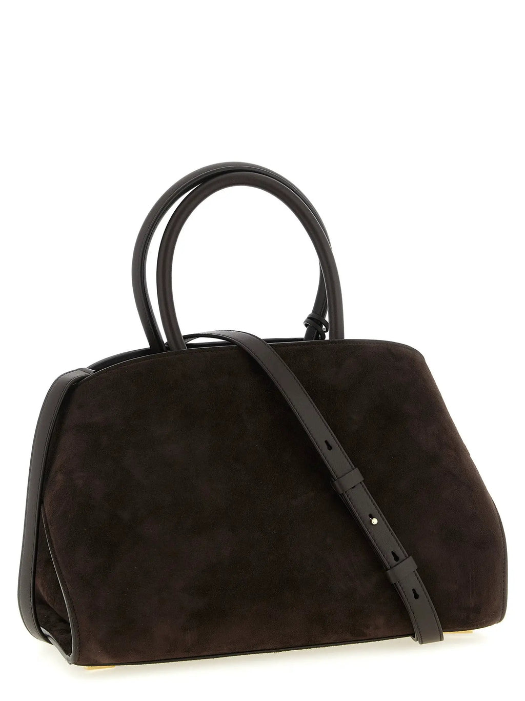 Ferragamo Brown Goatskin Handbag