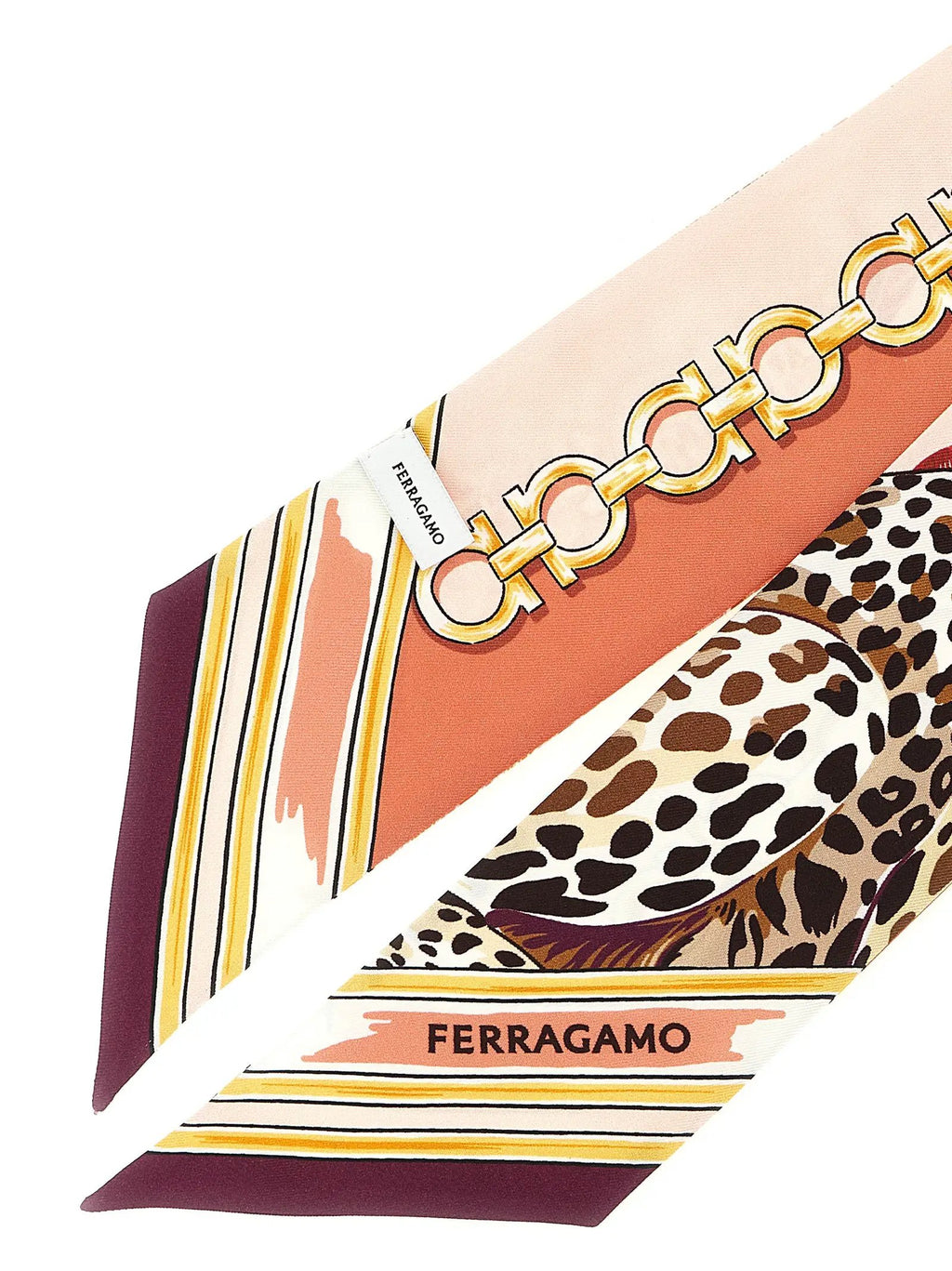 Foulard en soie multicolore Ferragamo