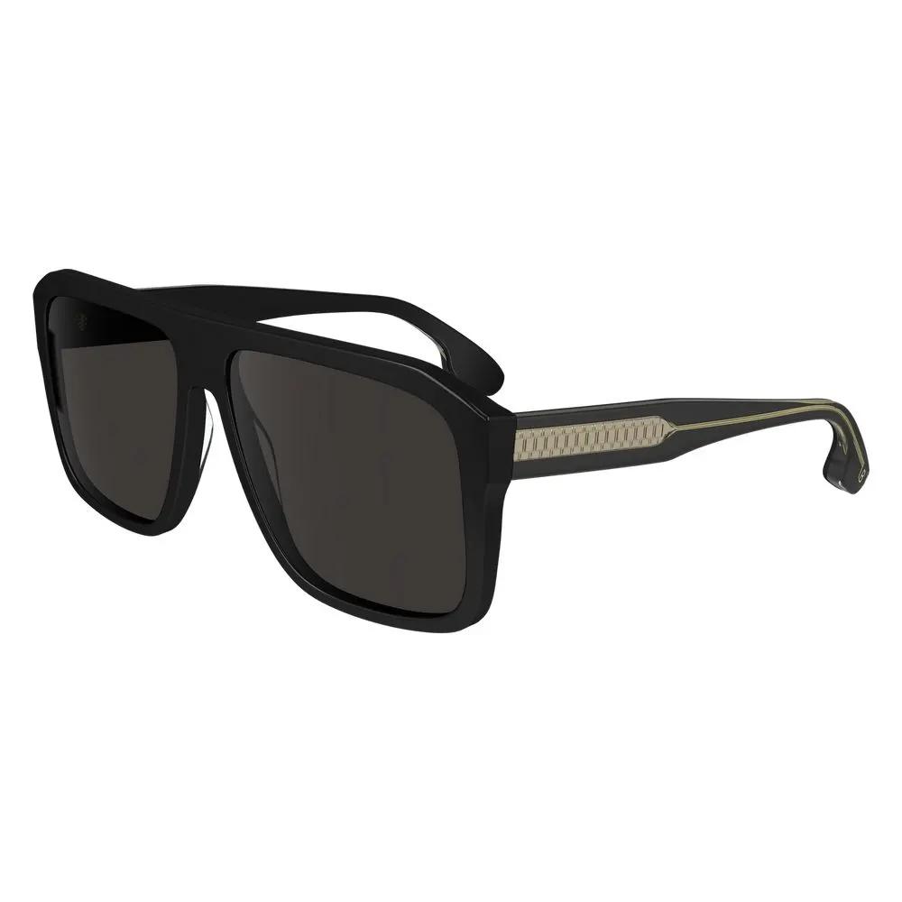Lunettes de soleil en plastique noir Victoria Beckham