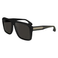Lunettes de soleil en plastique noir Victoria Beckham