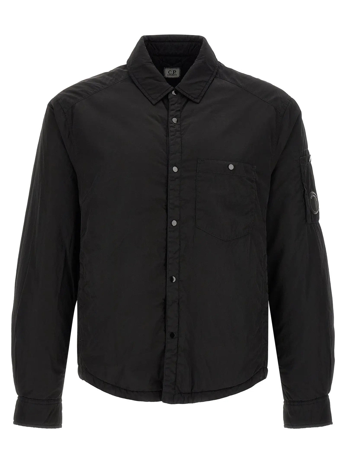 C.P. Company Black Polyamide Full-Length Jacket