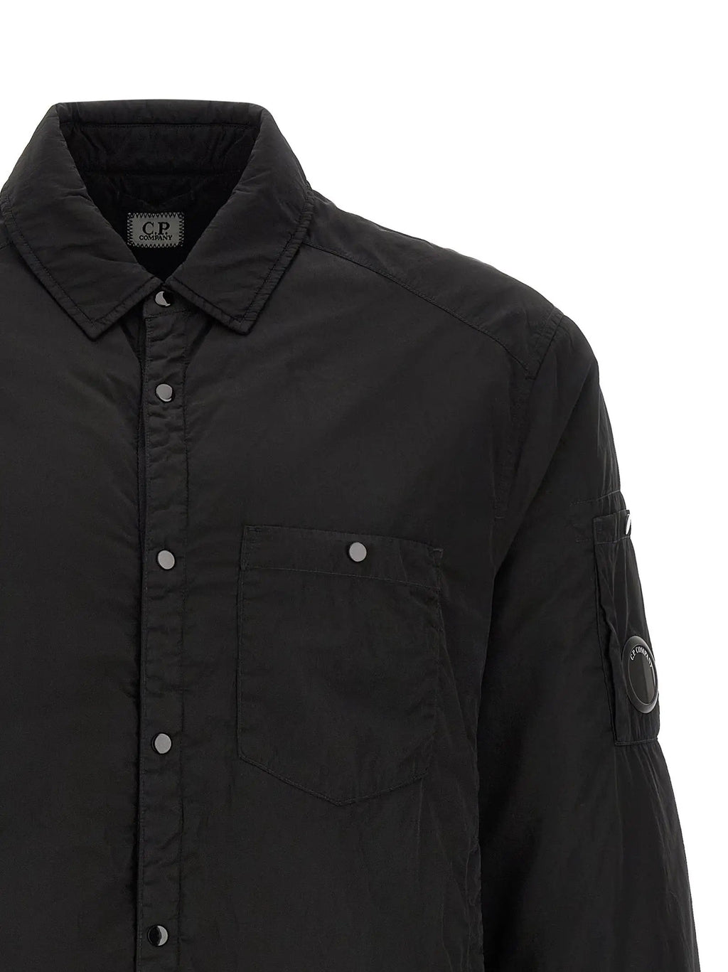 C.P. Company Black Polyamide Full-Length Jacket