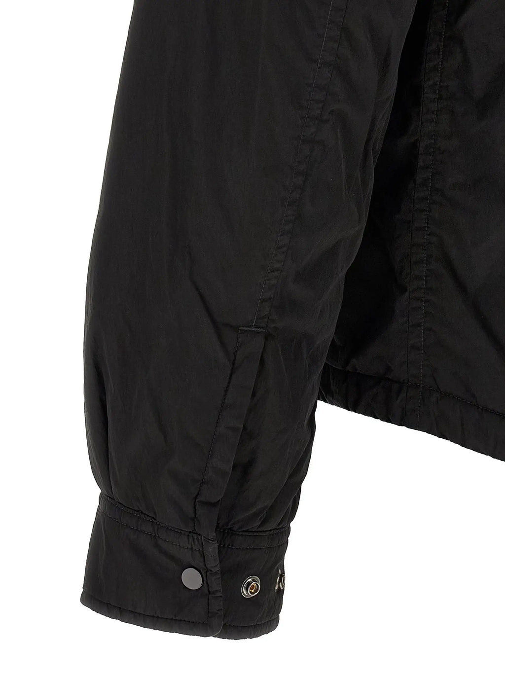 C.P. Company Black Polyamide Full-Length Jacket