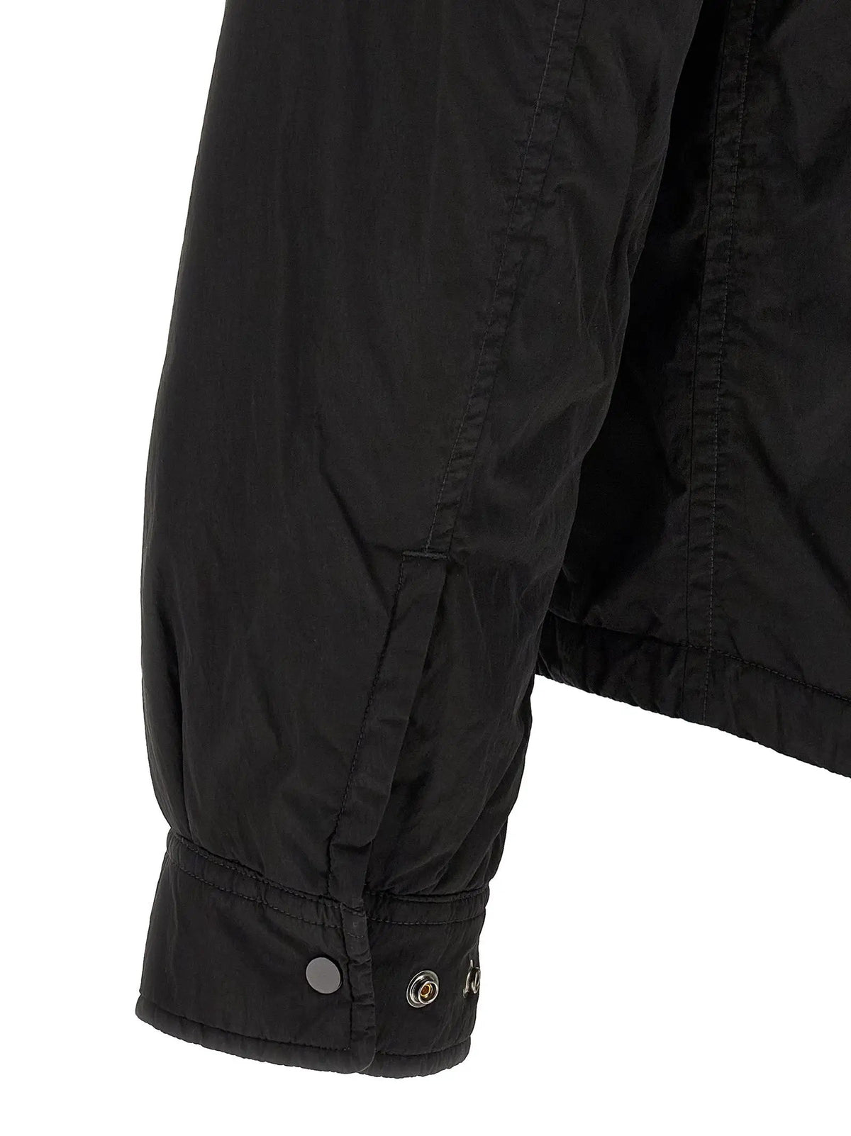 C.P. Company Black Polyamide Full-Length Jacket