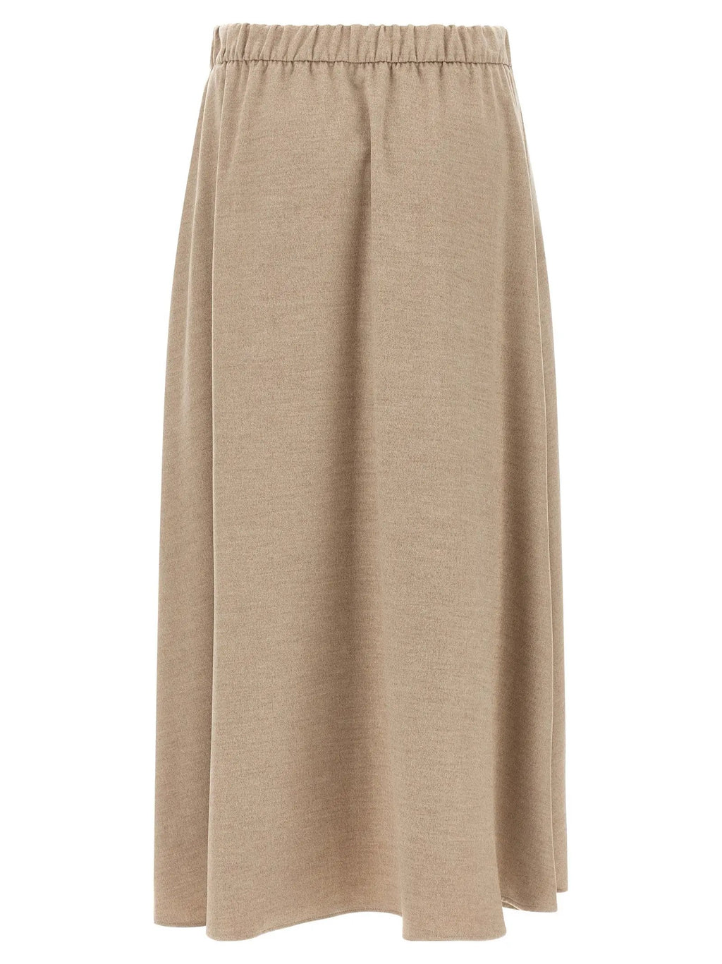 Jupe midi Herno en polyester beige