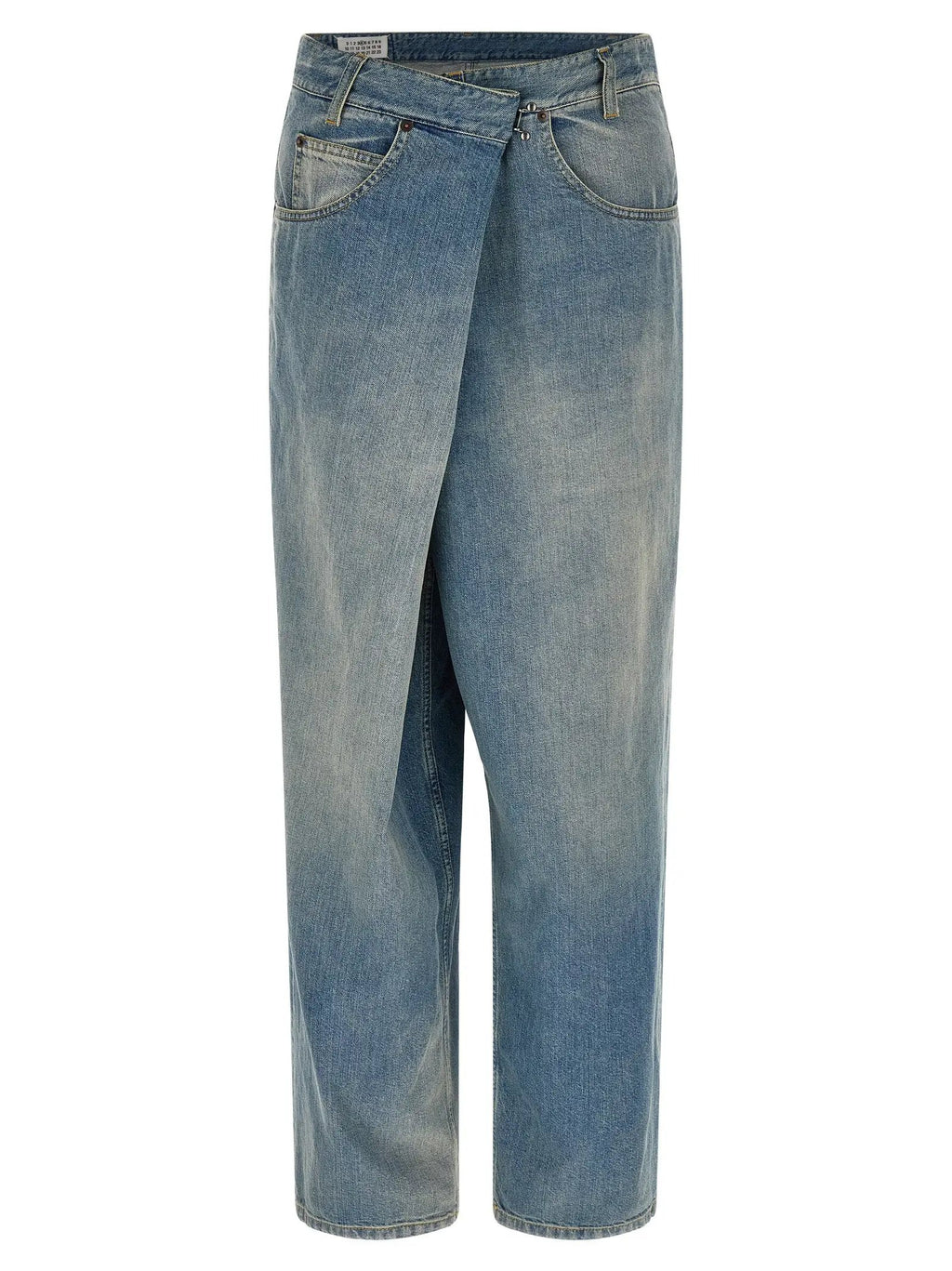 Jeans coupe droite en coton bleu Maison Margiela