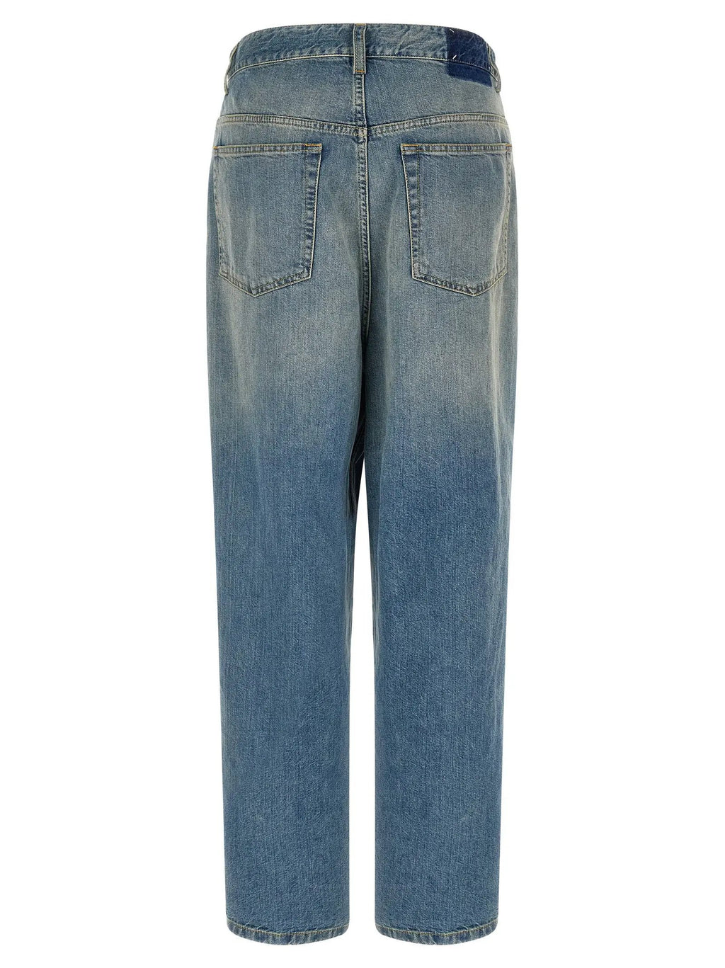 Jeans coupe droite en coton bleu Maison Margiela