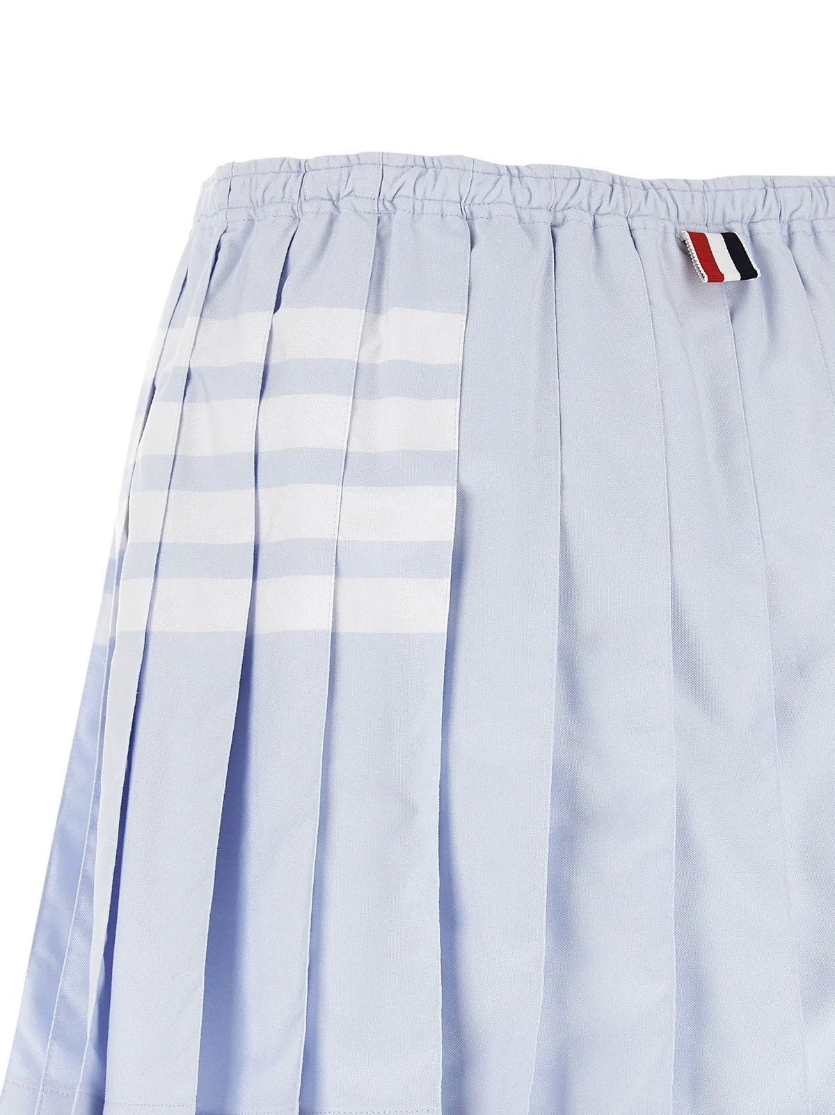 Jupe longue en coton bleu Thom Browne