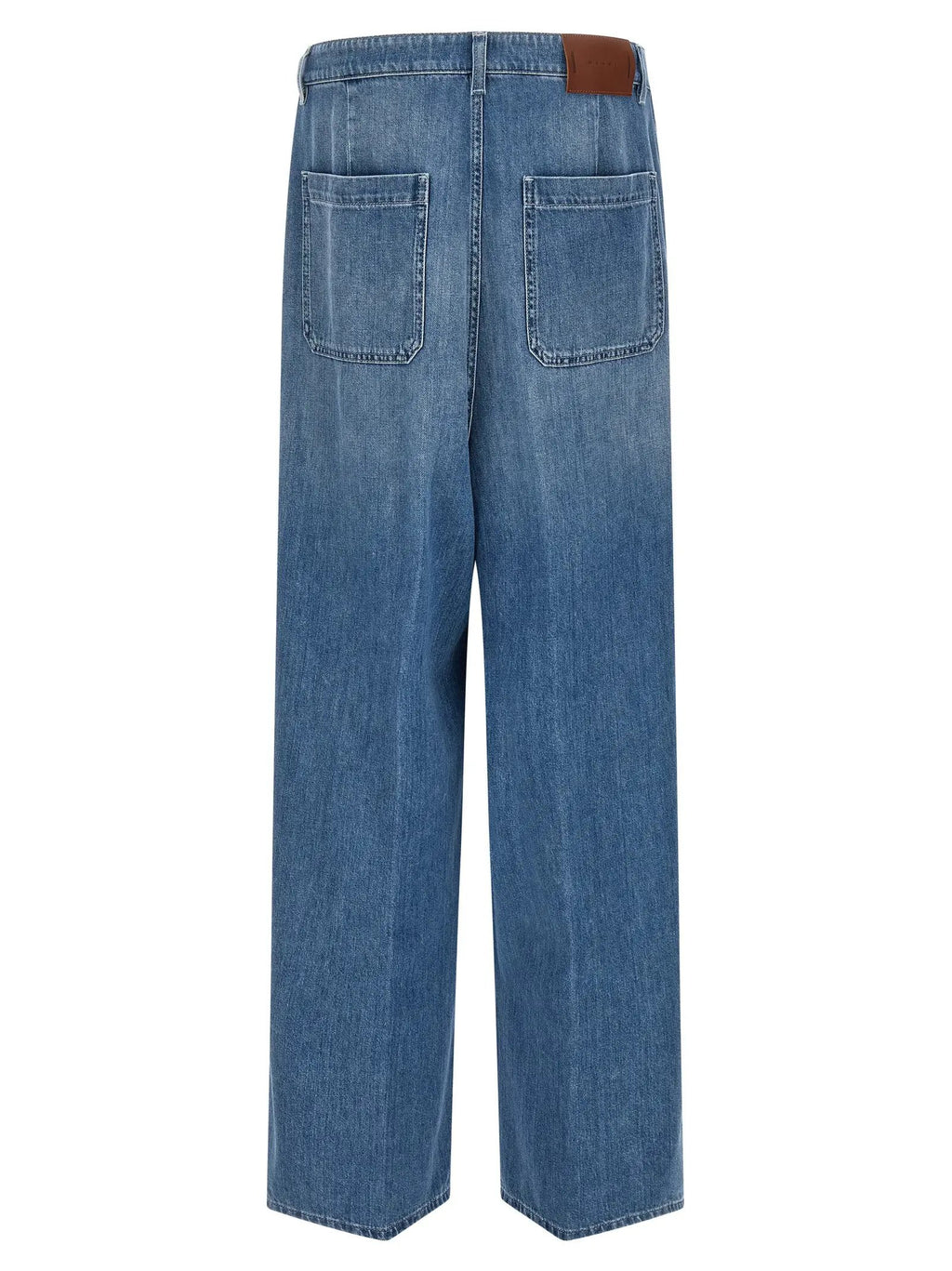 Marni Marni Blue Cotton High-Waisted Jean