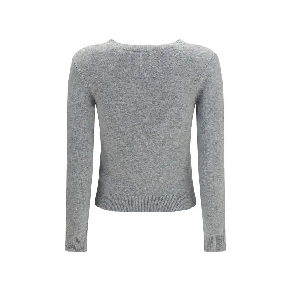 Self-Portrait Gray Cashmere Sweater