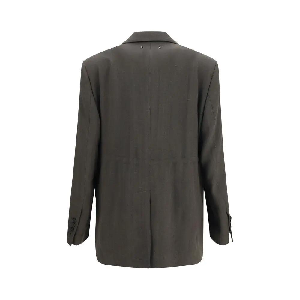 Golden Goose Bicolor Viscose Blazer