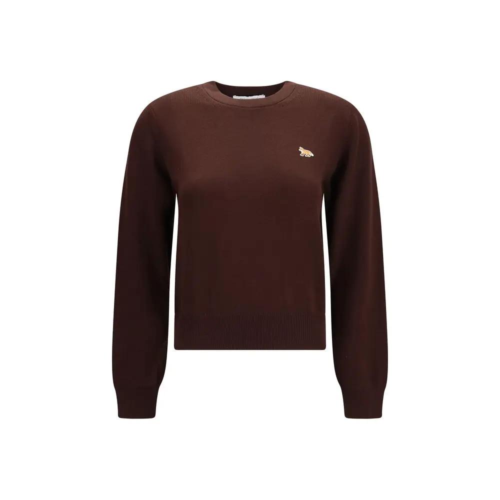 Maison Kitsuné Maison Kitsuné Brown Wool Oves Aries Sweatshirt