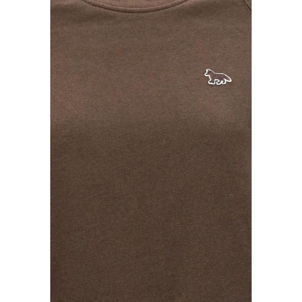 Maison Kitsuné Brown Cotton Sweatshirt