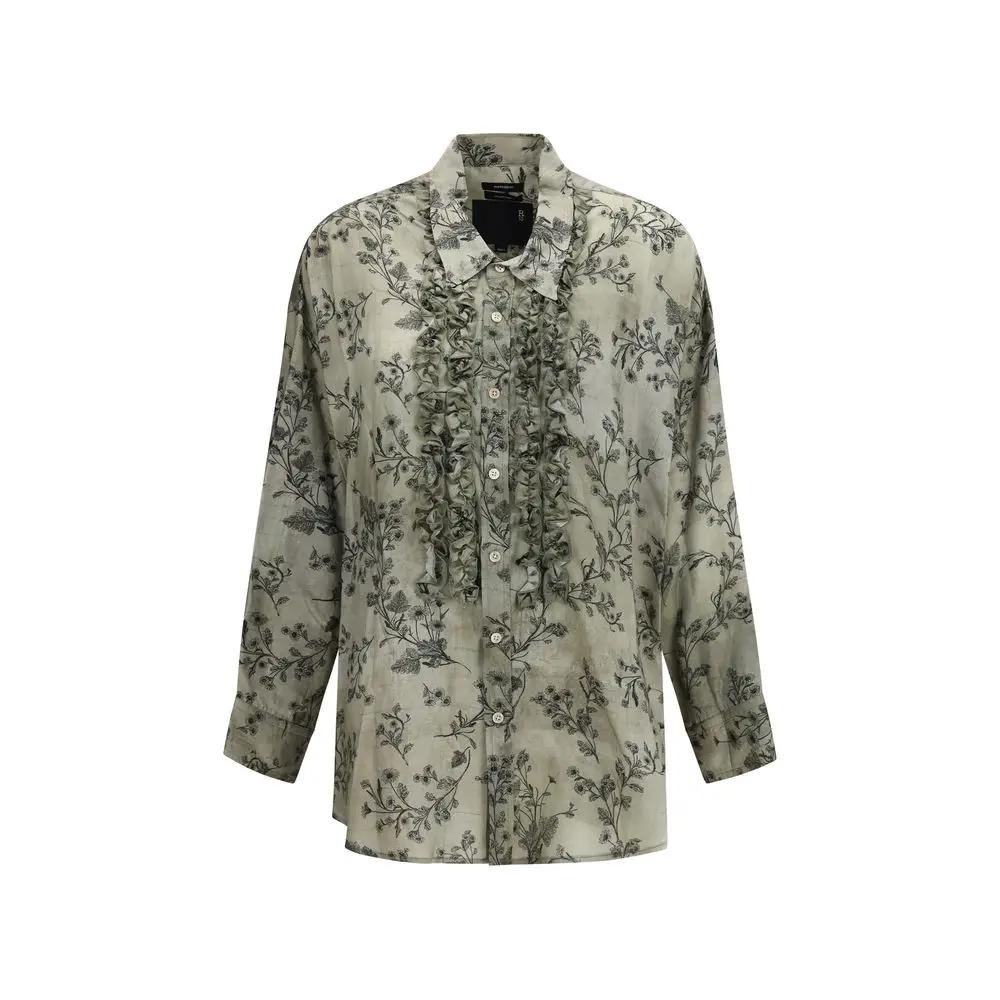 R13 Bicolor Viscose Blouse