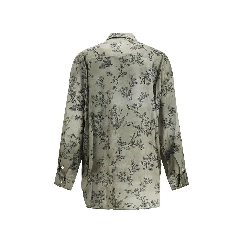 R13 R13 Bicolor Viscose Blouse