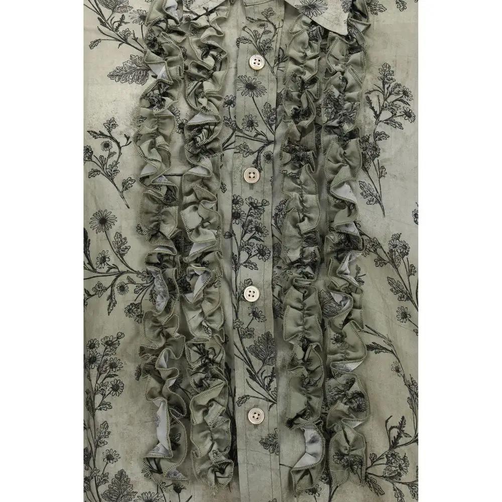 R13 Bicolor Viscose Blouse